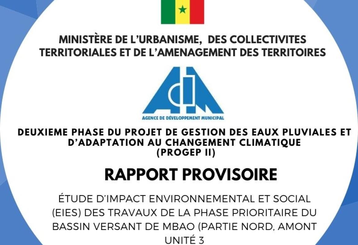 RAPPORT PROVISOIRE EIES 