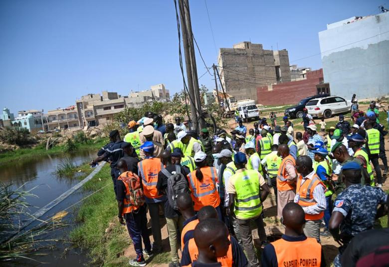Le ministre de l’Assainissement en visite de chantier à Keur Massar - juin 2024