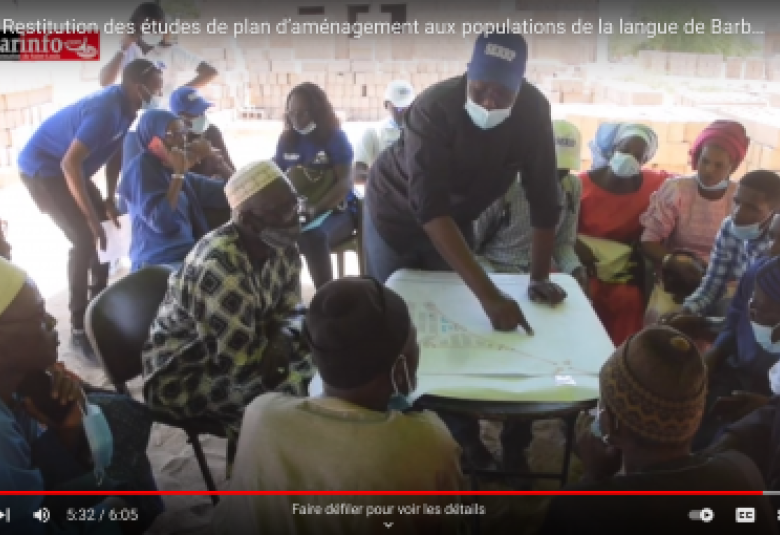 SERRP : Restitution des études de plan d’aménagement aux populations de la langue de Barbarie