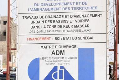 chantier keur Massar ProgepII ADM Senegal